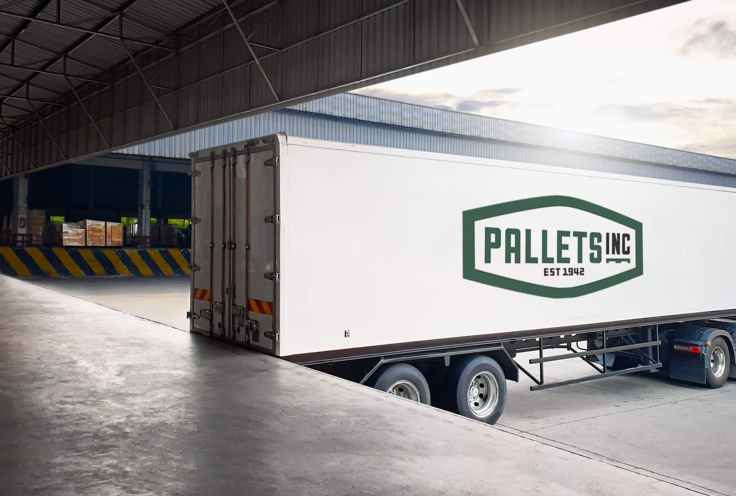 Pallets Logo on Truck 